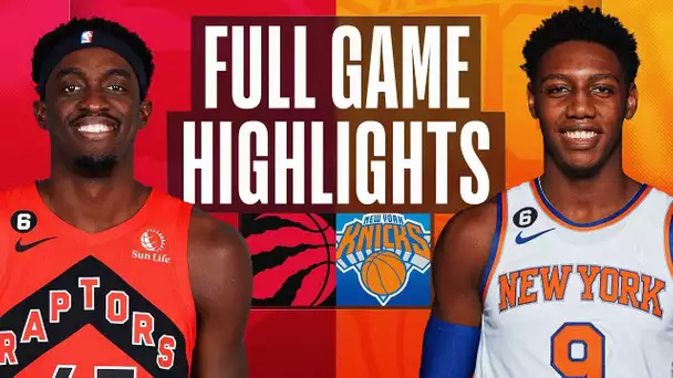 RAPTORS at KNICKS | FULL GAME HIGHLIGHTS | December 21, 2022