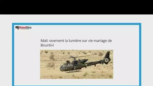 Mali : "Vivement la lumière sur 'le mariage de Bounti !'"