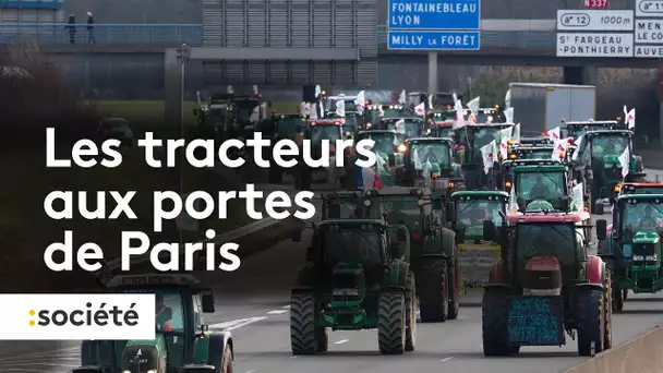 Colère des agriculteurs : les tracteurs sont aux portes de Paris