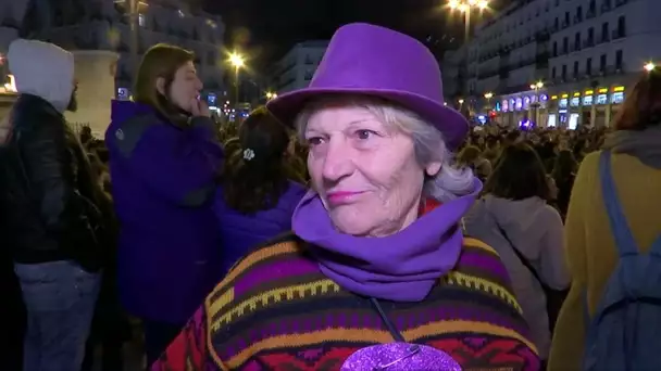 Journée des droits des femmes: 'Madrid sera la tombe du machisme'