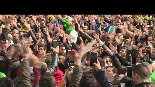 En France, des milliers de personnes dans les rues en soutien au mouvement de protestation algérien