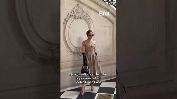 Léna Situations et Jennifer Lopez au défilé Dior à Paris