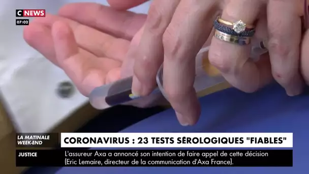 Le ministère de la santé publie une liste de 23 tests sérologiques fiables