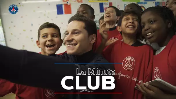 LA MINUTE CLUB : DIALLO & DRAXLER EN VISITE A L'ECOLE ROUGE ET BLEU