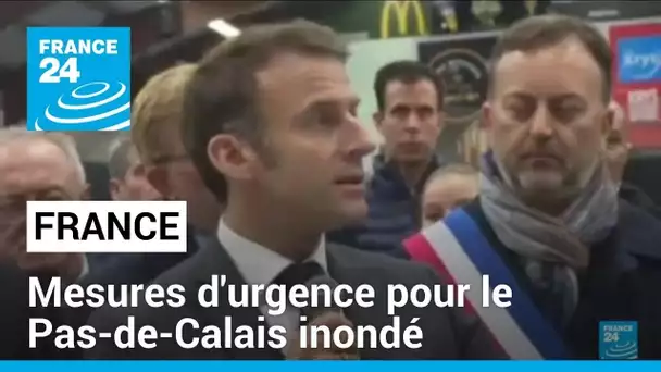 Emmanuel Macron dans le Pas-de-Calais pour dévoiler des mesures d'urgences après les inondations