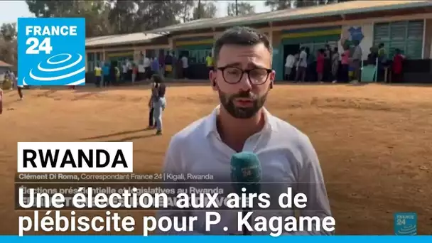 Rwanda : un jour de scrutin aux airs de plébiscite pour Paul Kagame • FRANCE 24