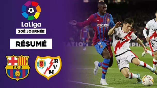 Résumé : Le Barça tombe encore dans le piège du Rayo Vallecano