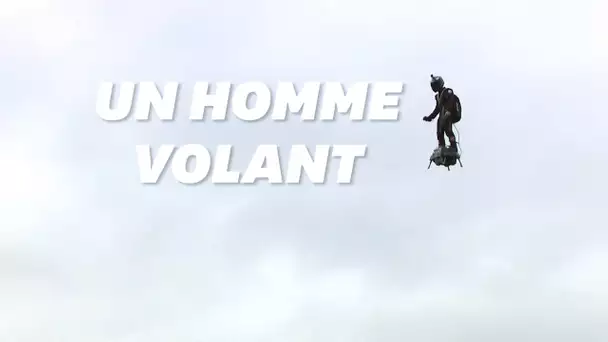 14 juillet: le spectacle époustouflant de Franky Zapata sur son "Flyboard