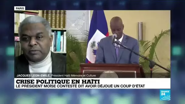 Crise politique en Haïti : le président Moïse contesté dit avoir déjoué un coup d'État