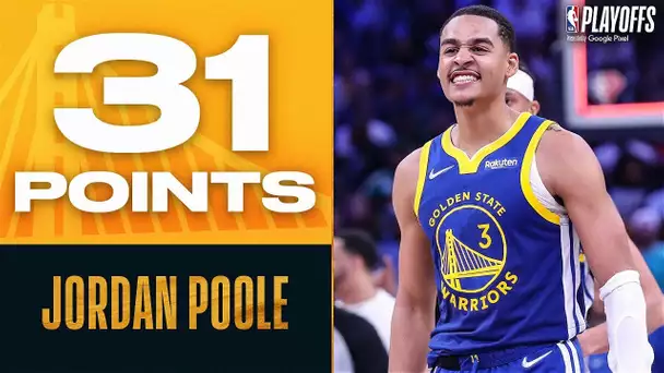 Jordan Poole Drops New Playoff Career-High 31 PTS 🔥