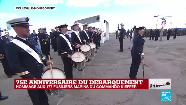 La Marseillaise résonne lors de l'hommage au commando Kieffer