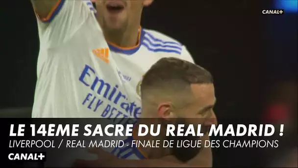 La joie immense du Real Madrid qui remporte la Ligue des Champions 2022 face à Liverpool !