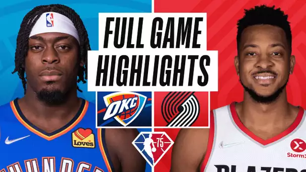 THUNDER at TRAIL BLAZERS | FULL GAME HIGHLIGHTS | February 4, 2022