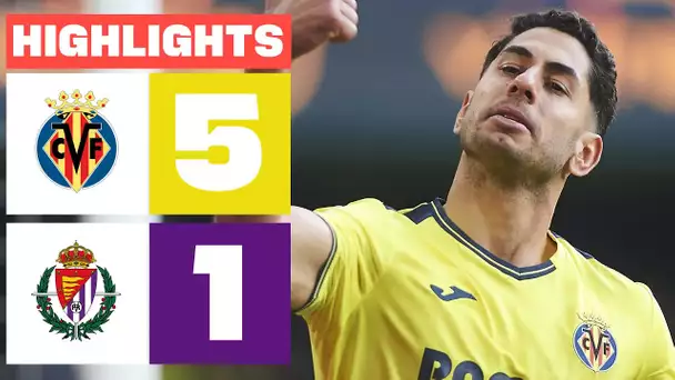 VILLARREAL CF 5 - 1 REAL VALLADOLID CF I RESUMEN LALIGA EA SPORTS