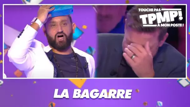 Benjamin Castaldi et Cyril Hanouna se blessent en direct