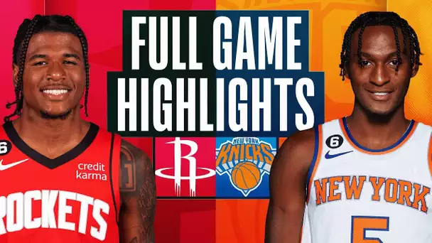 ROCKETS at KNICKS | FULL GAME HIGHLIGHTS | March 27, 2023