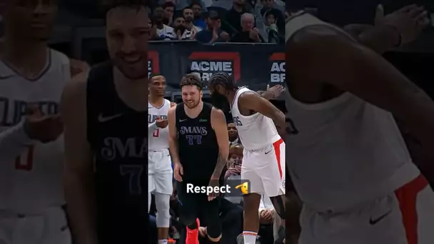 James Harden had to give Luka his props after this shot! | #Shorts