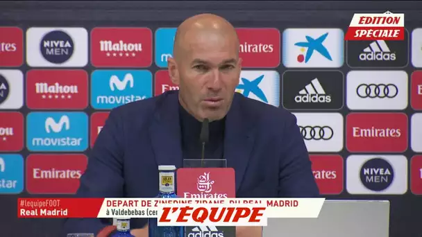 Zidane «Je me suis fait siffler» - Foot - ESP - Real Madrid