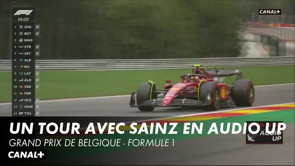 Un tour avec Carlos Sainz en Audio Up - Grand Prix de Belgique - F1