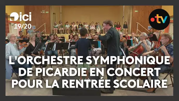 L'orchestre de Picardie en concert initiatique pour les élèves de l'école primaire de Pont-de-Metz