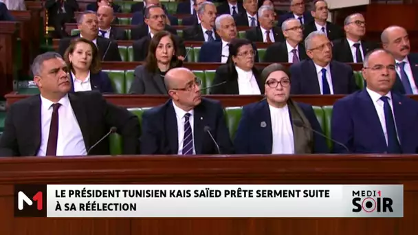 Le président tunisien Kais Saied prête serment suite à sa réélection