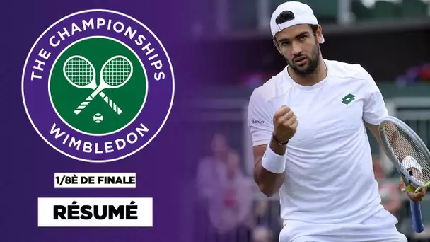 Wimbledon : Berrettini en quarts sans trembler