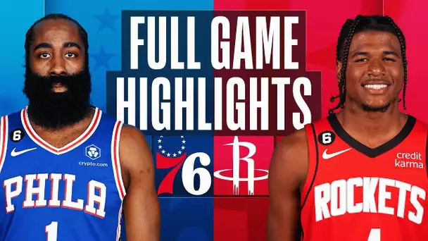 76ERS at ROCKETS | NBA FULL GAME HIGHLIGHTS | December 5, 2022