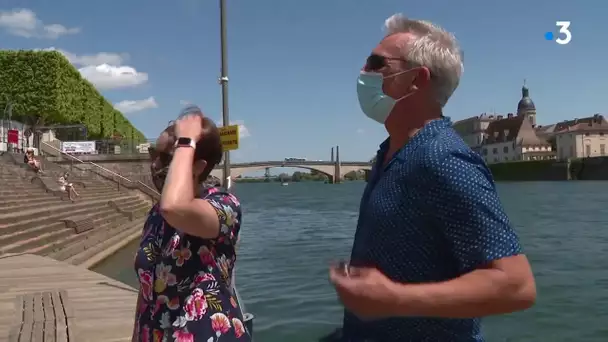 Malgré les gestes barrière, les guinguettes des bords de Saône séduisent toujours