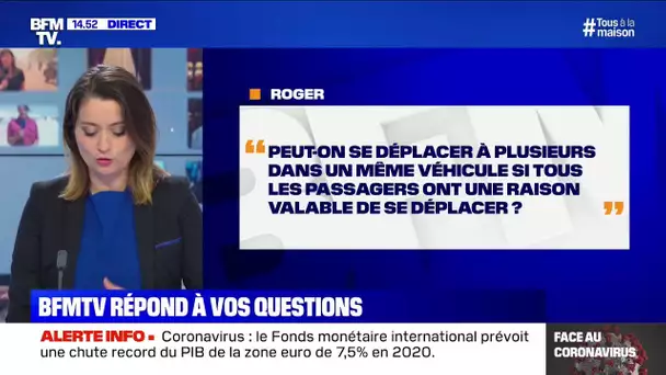 Peut-on se déplacer à plusieurs dans une voiture si tout le monde a une raison de se déplacer?