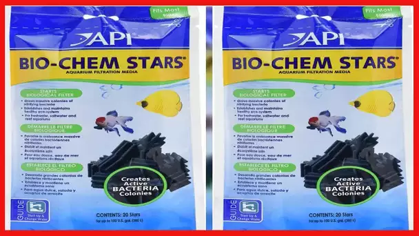 API BIO-CHEM STARS Filtration Media 20-Count