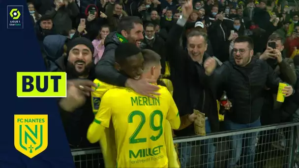 But Randal KOLO MUANI (4' - FCN) FC NANTES - PARIS SAINT-GERMAIN (3-1) 21/22