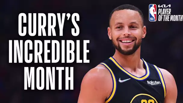 Stephen Curry Wins Western Conference Kia Player Of The Month! 🔥