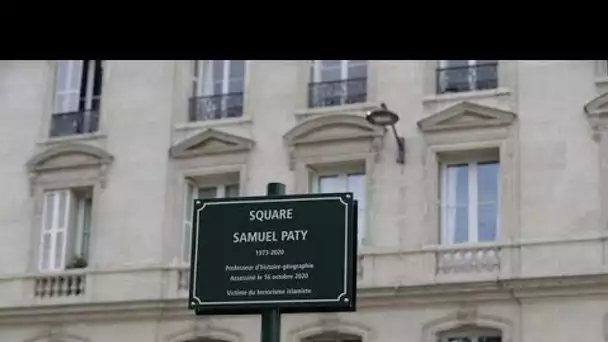 Paris : La plaque du square Samuel-Paty vandalisée