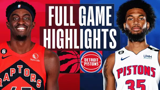 RAPTORS at PISTONS | FULL GAME HIGHLIGHTS | February 25, 2023