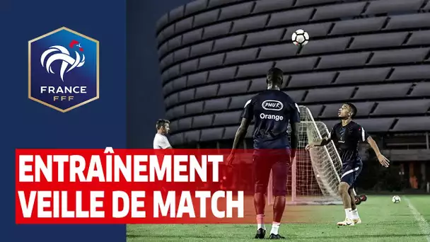 Entraînement veille de match pour les Espoirs I FFF 2020