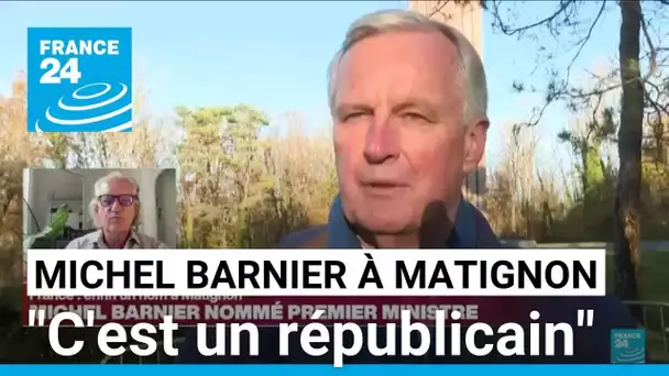 Michel Barnier nommé Premier ministre : "C'est un républicain" • FRANCE 24