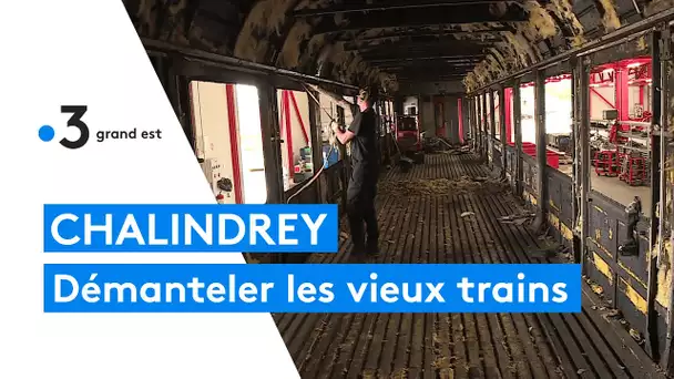 Un nouveau centre de démantèlement et de recyclage des vieux trains de la SNCF à Chalindrey