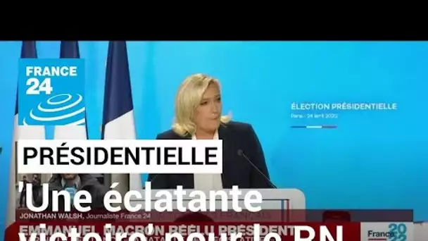 Marine Le Pen voit dans son score "une éclatante victoire" • FRANCE 24