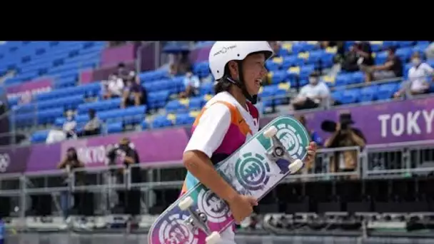 JO de Tokyo 2021 : Momiji Nishiya, championne olympique de skateboard à seulement 13 ans