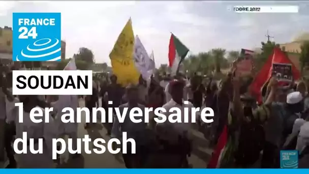 Au Soudan sans internet, manifestations pour le 1er anniversaire du putsch • FRANCE 24