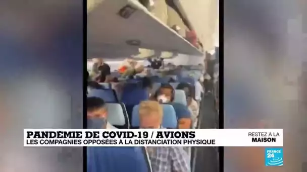 Covid-19 : les compagnies aériennes opposées à la distanciation physique