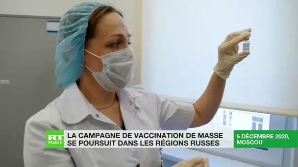Covid-19 : la campagne de vaccination de masse se poursuit dans les régions russes