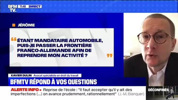 Mandataire automobile, puis-je passer la frontière franco-allemande pour reprendre mon activité?