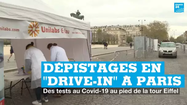 Coronavirus : à Paris, début des dépistages en "drive-in"