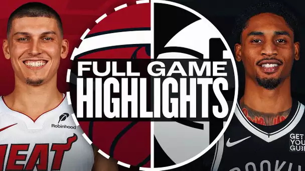 HEAT at NETS | FULL GAME HIGHLIGHTS | January 25, 2025