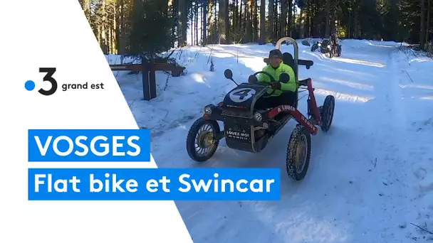 Vosges : pour les non skieurs il existe le flat bike et la swincar nouveaux sports de glisse