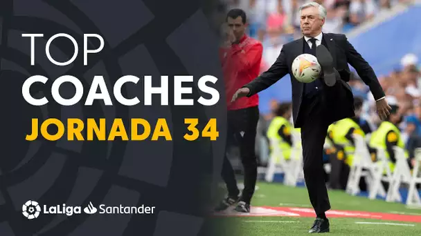 LaLiga Coaches Jornada 34: Ancelotti, Julio Velázquez & Karanka