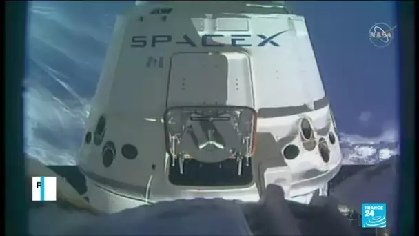 SpaceX : amerrissage réussit pour les deux astronautes américains