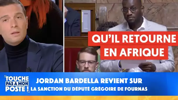 "Qu'il retourne en Afrique" : Jordan Bardella revient sur la sanction du député Grégoire de Fournas