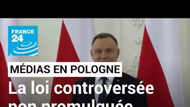 Liberté des médias en Pologne : Andrzej Duda oppose son véto sur la loi controversée